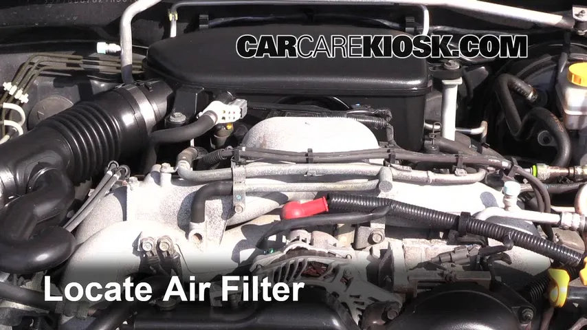 2007 Subaru Impreza 2.5i 2.5L 4 Cyl. Sedan Air Filter (Engine) Replace